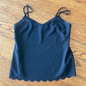 Sheer Black Tank Top